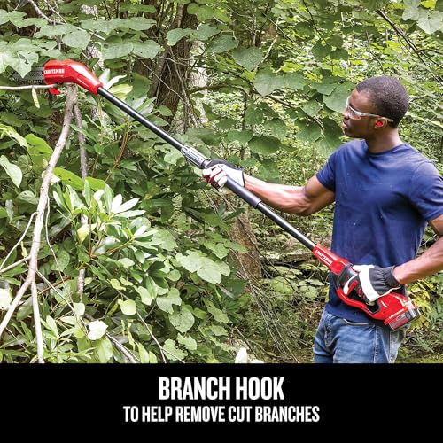 CRAFTSMAN Pole Saw, Pole Saws for Tree Trimming, Cordless V20 Tool-Only Tree Trimmer, Up to 14 Ft Extended Reach (CMCCSP20B) by CRAFTSMAN - Image 6