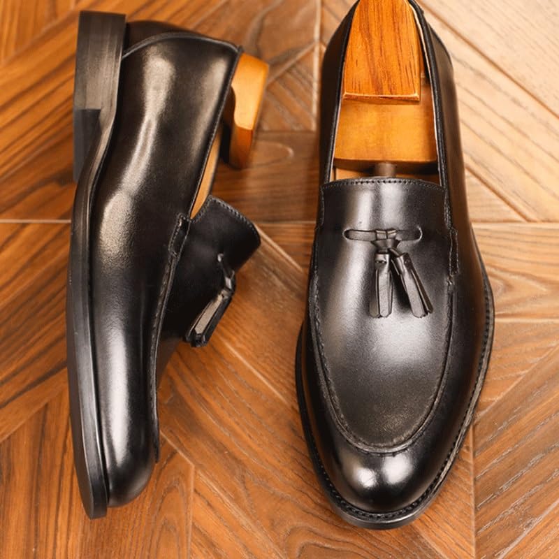 Men's Modern Classic Lace up Leather Lined Perforated Oxfords Shoes Men Breathable Wingtip Brogue Derby4