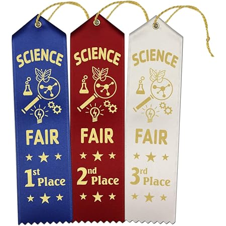 Amazon.com : RibbonsNow Science Fair Participant Ribbons - 25 Green ...