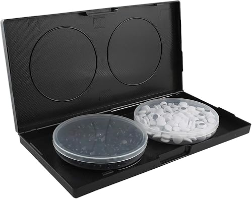 Miniatura 3 de Larcele Juego plegable magnético Go con piedras y tablero Go para viaje CXWQ-01 (mediano)