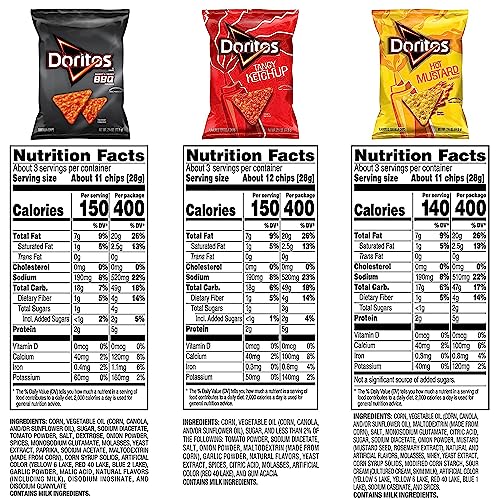 Image of Doritos Summer Grilling Flavor Favorites Variety Pack, 8 Pack