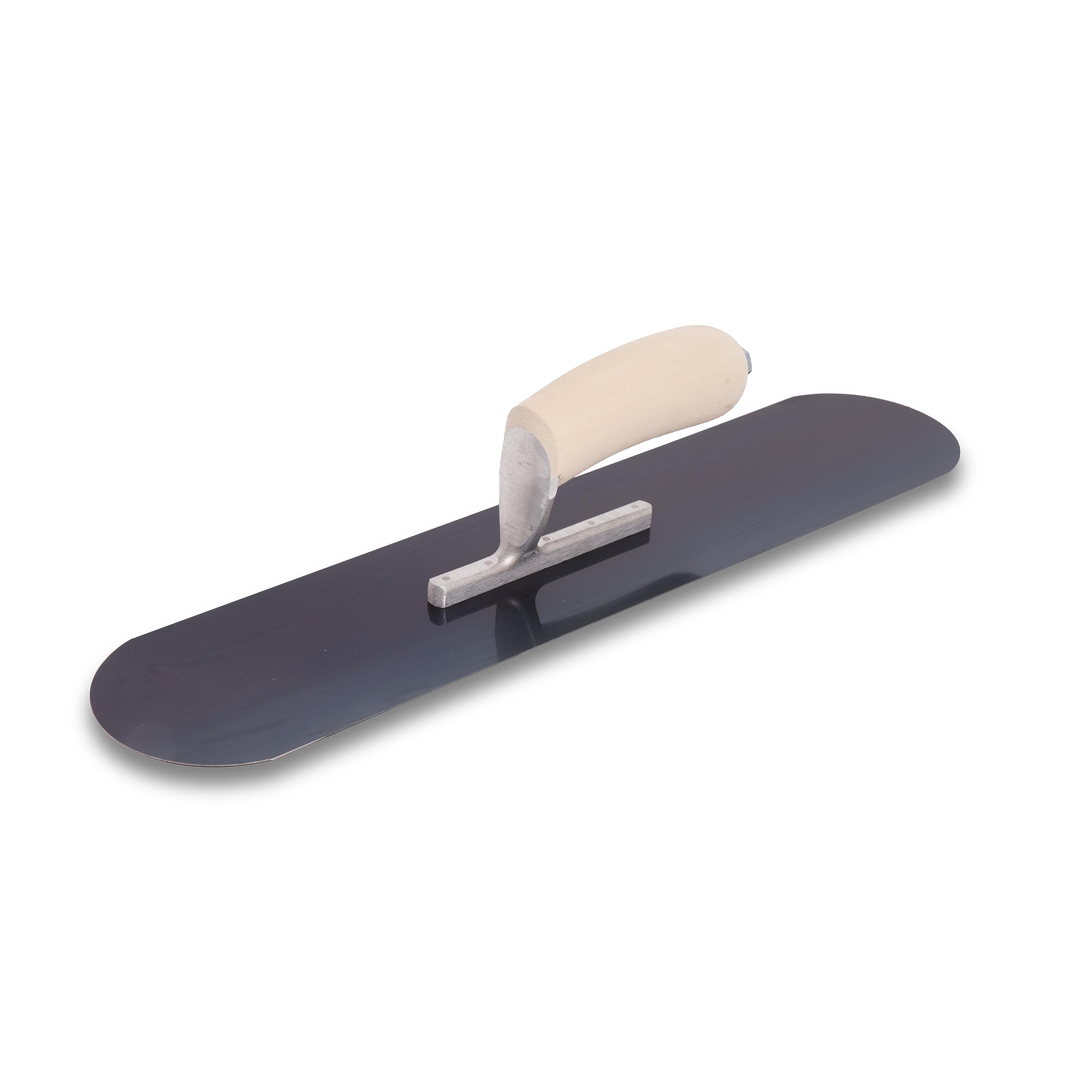 Marshalltown SP14BR5 13582 Piscina 5 Rivetti a Vista e Manico in Legno, Acciaio Blu, cazzuola per Pavimenti e calcestruzzo, Dimensioni: 356x102 mm
