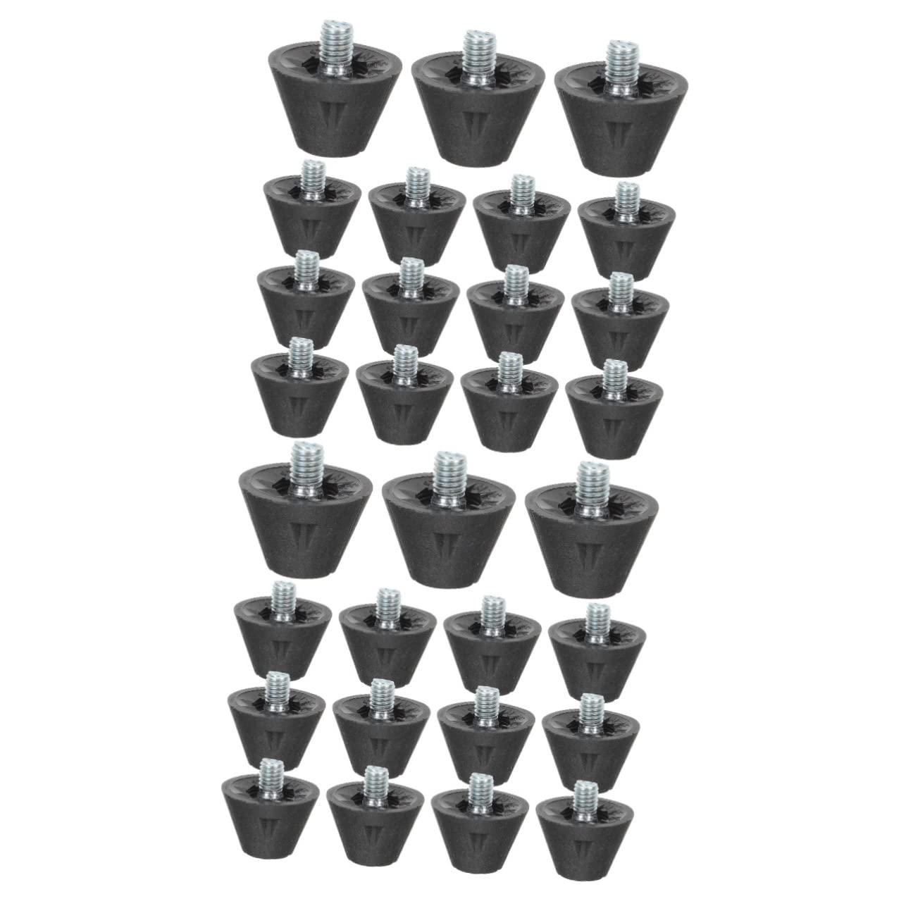BESPORTBLE 50pezzi Tacchetti Sostitutivi per Scarpe Sportive Accessori per Scarpe da Corsa Punte Antiscivolo per Atletica e Calcio per Competizioni Outdoor
