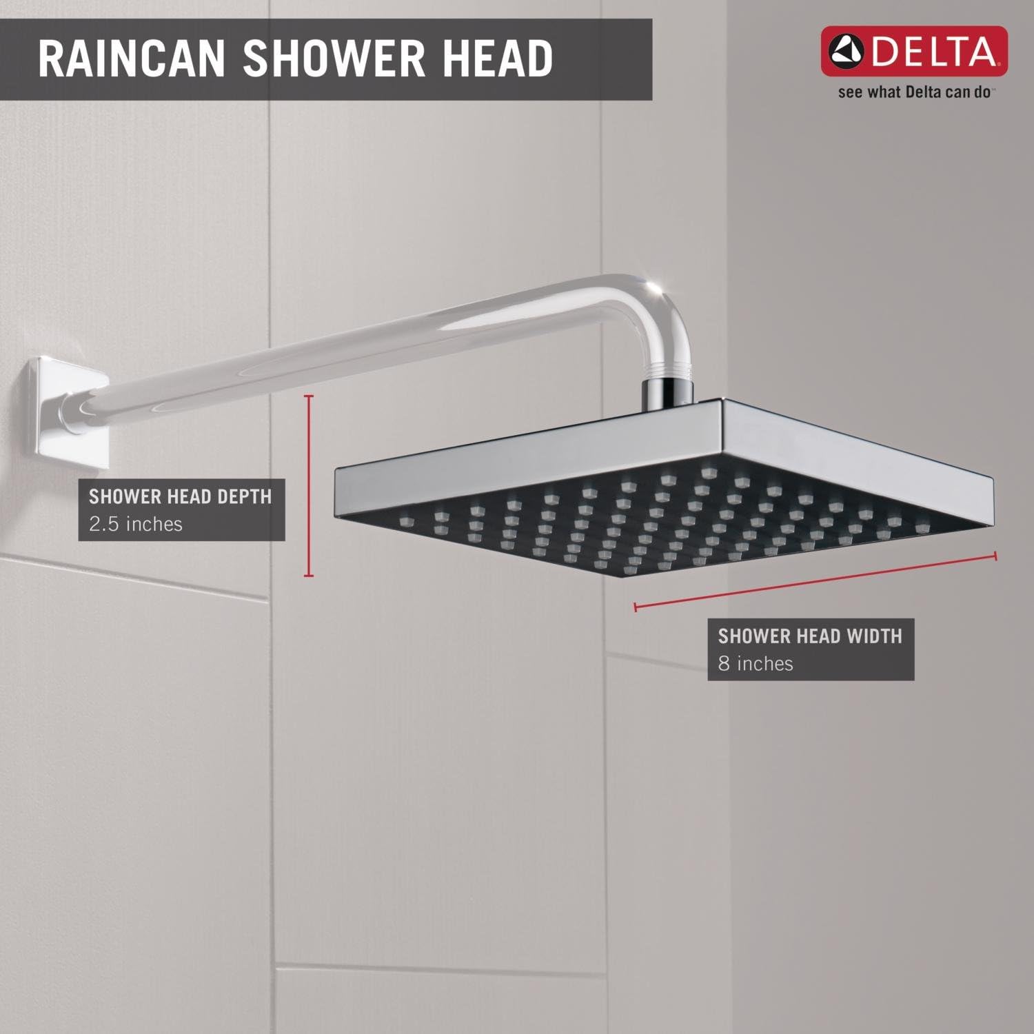 70% Off Discount Delta Faucet Single-Spray Touch-Clean Rain Shower Head, Chrome 52841 Big Sale Delta Faucet Single-Spray Touch-Clean Rain Shower Head, Chrome 52841
