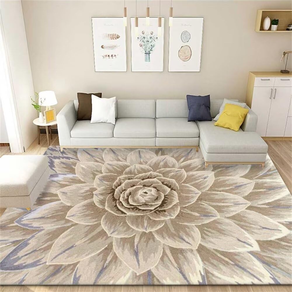 Tapis de chambre fille pour creer un coin lecture cosy 90x120cm