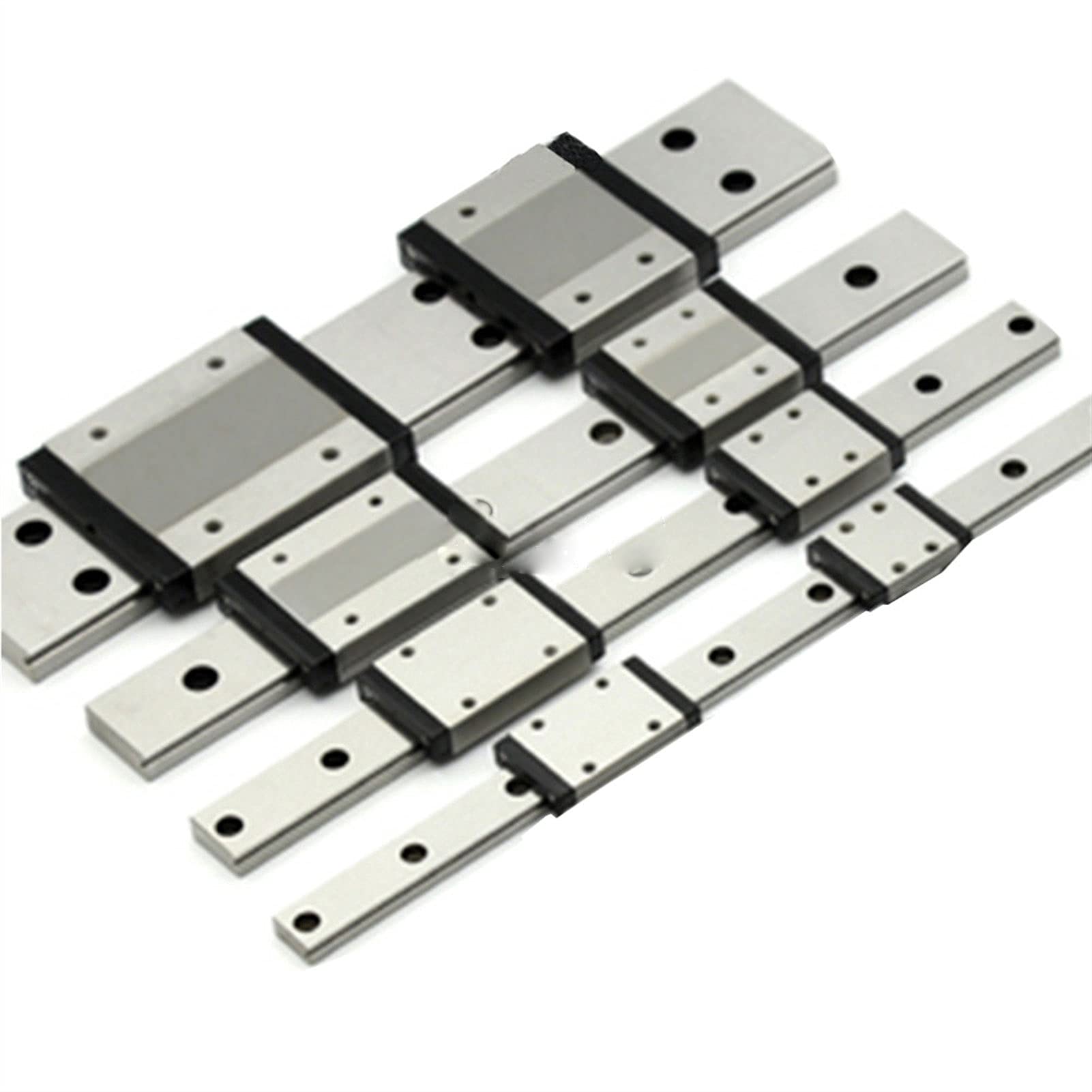 Leloo Lcuihong-liniowa prowadnica szynowa 1 szt. min MGW7/MGW9/MGW12/MGW15 wózek, liniowa prowadnica szynowa z MR7 MR9 MR12 MR15 7mm-15 mm CNC okrągłe części DIY mocne i trwałe