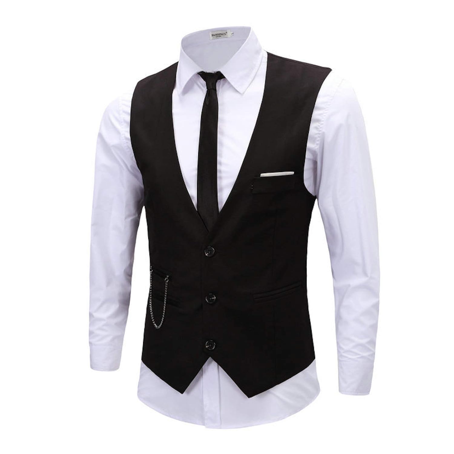 Elonglin Colete Masculino Terno Formal com Botões Colete de Slim Fit para Negócio Casamento Colete Elegante para Homens em promoção! Veja a oferta e mais achadinhos de Alfaiataria & Formal 2 Hoje é o melhor dia para comprar Elonglin Colete Masculino Terno Formal com Botões Colete de Slim Fit para Negócio Casamento Colete Elegante para Homens com aquele preço maroto! Promoção! Aproveite a oferta! 2