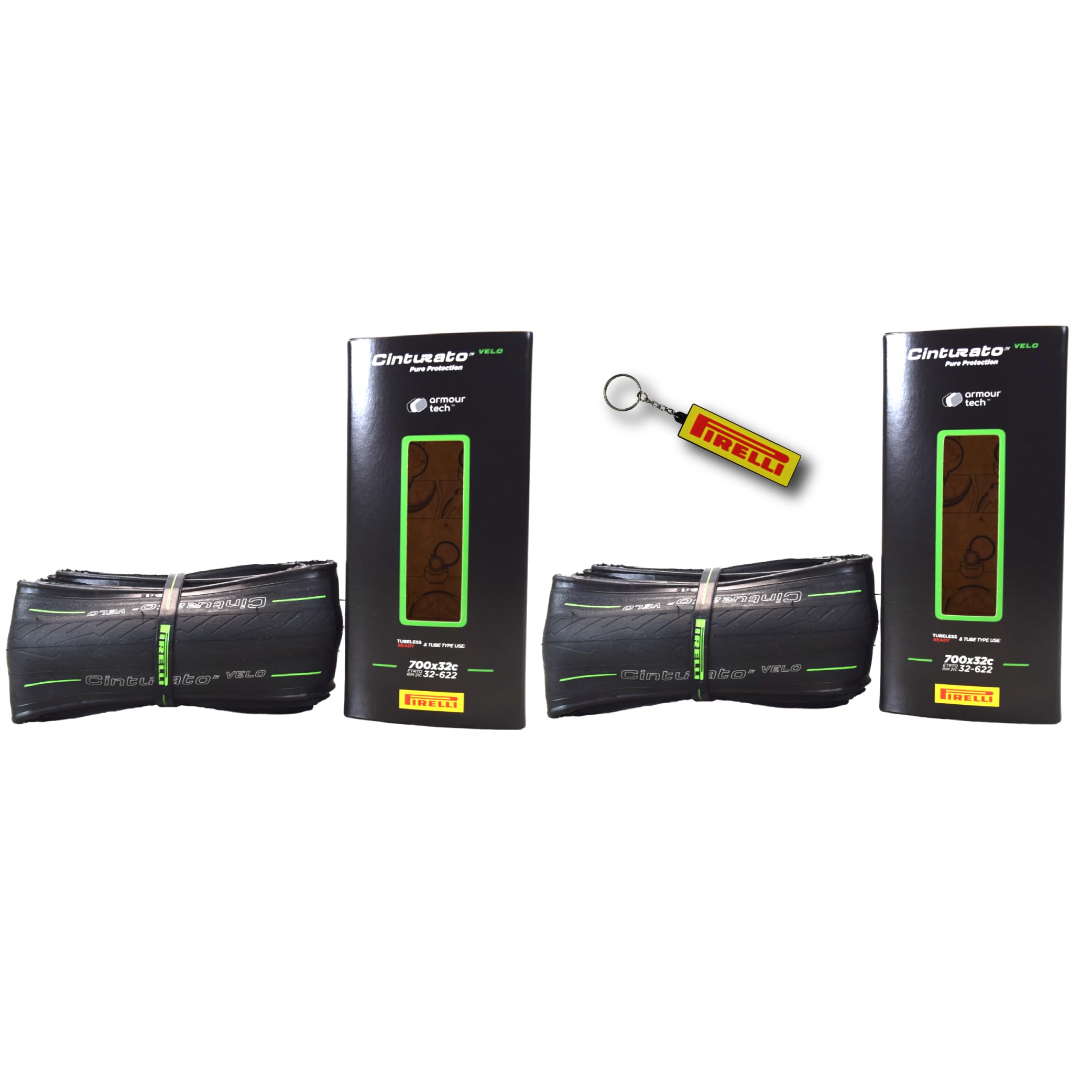 Amazon.com : Pirelli Cinturato Velo TLR 32-622 (700 x 32c) Road