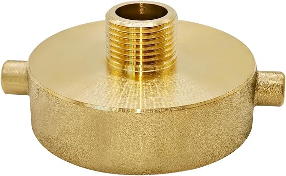 Hooshing Fire Hydrant Hose Adapter 2-1/2" NST/NH Female x 3/4" GHT Male