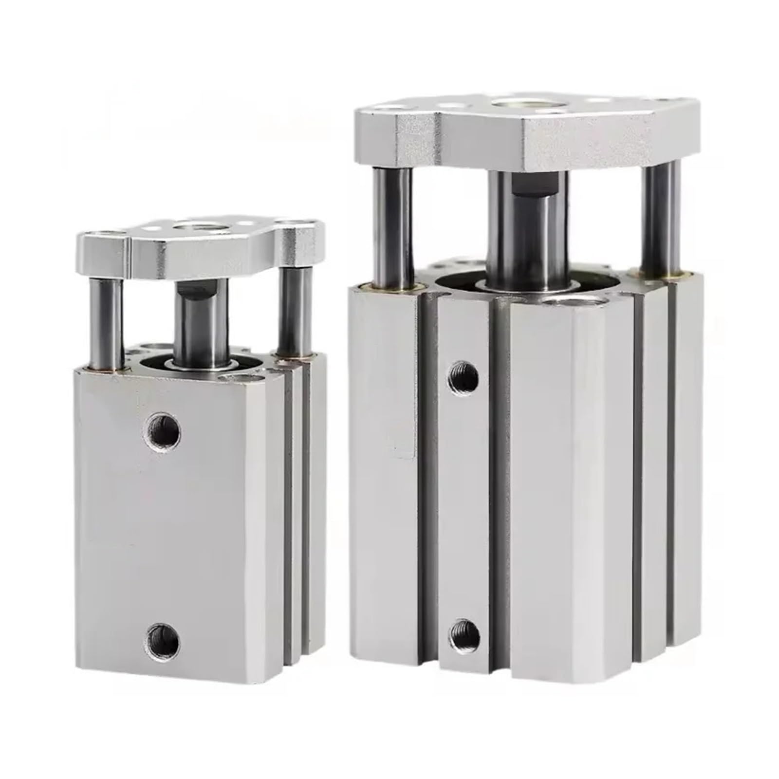 Cylindre CQMB12mm compact guidé double tige à course de 20mm