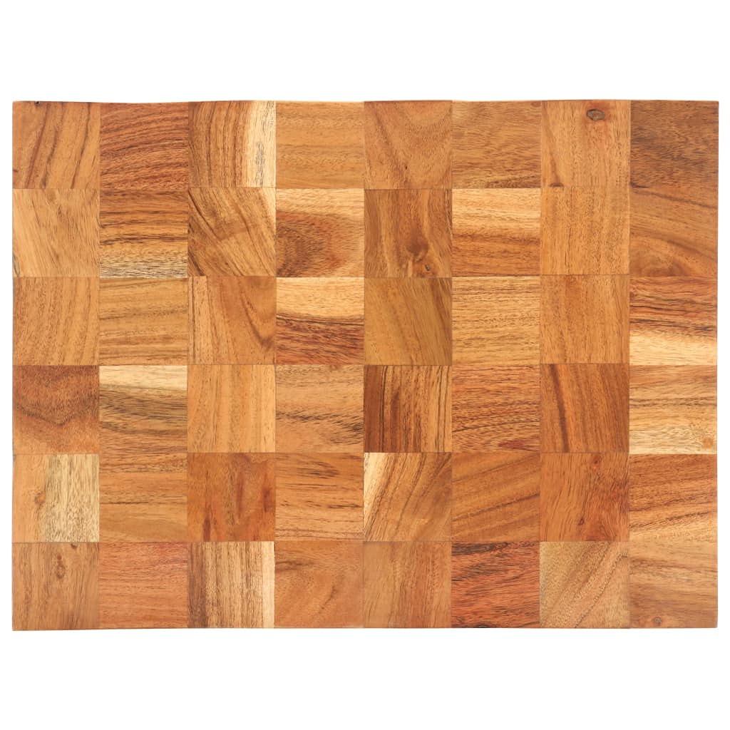 Bloc de madera de acacia de 40 x 30 x 3,8 cm, tabla de cortar robusta con ranura para zumo, base antideslizante y superficie suave para carne, verduras, frutas, queso, cocina y tabla de