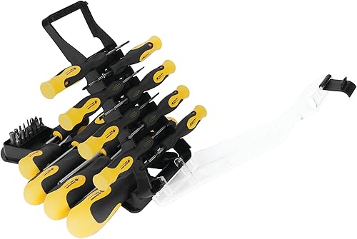 Performance Tool W1718 Juego de destornilladores con estante, 30 piezas