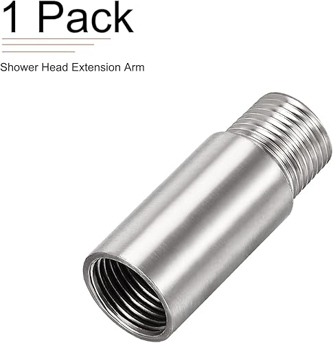 Miniatura 6 de DTGN Accesorios de tubo de extensión de cabezal de ducha de 2.36 x 0.94 pulgadas (largo x profundidad), 1 paquete, bueno para baño, extensión de