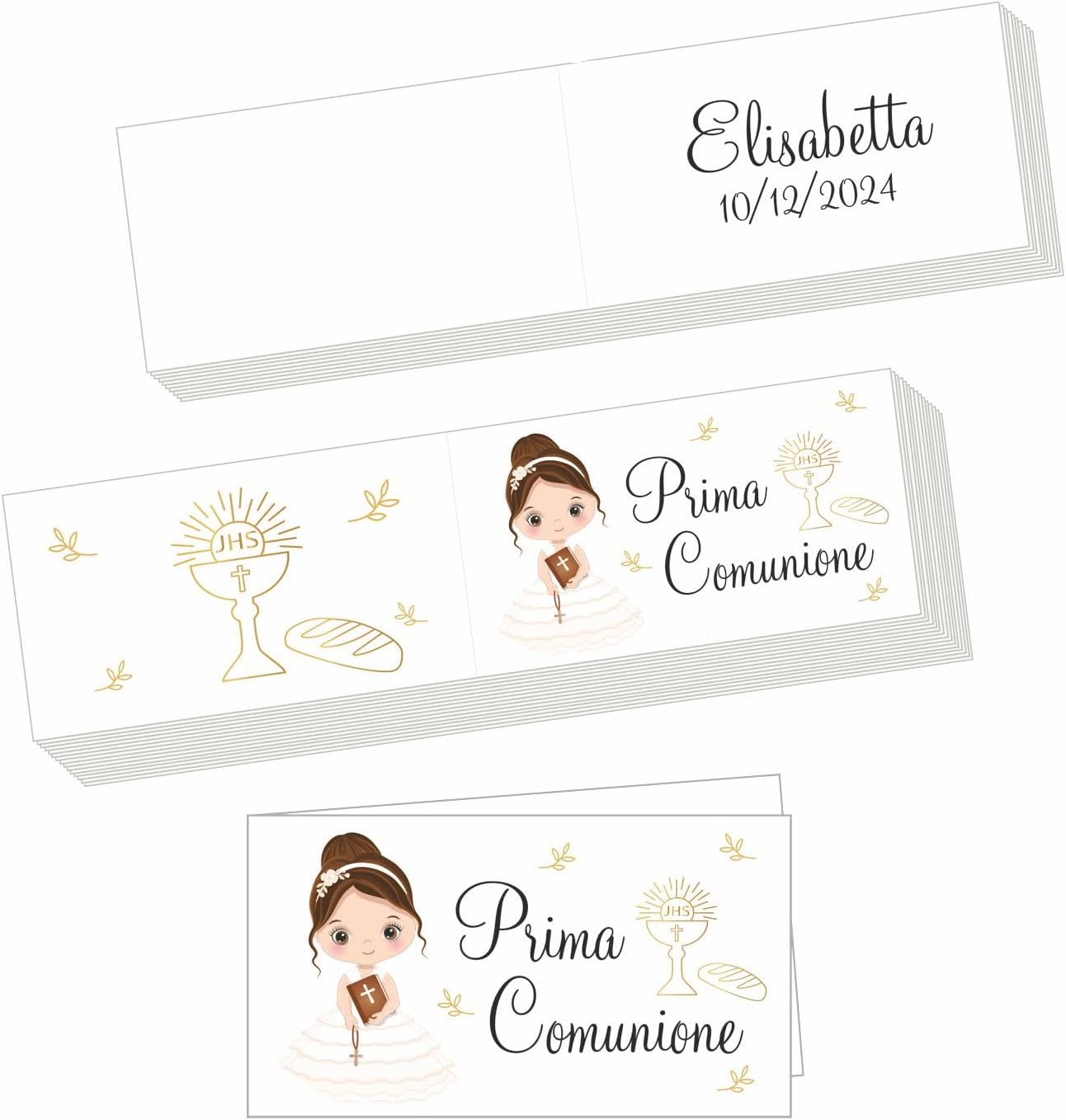 Le Gemme Di Venezia – Bigliettini Anniversario 50 Anni Con Simbolo Infinito, Personalizzabili – 50 Pezzi