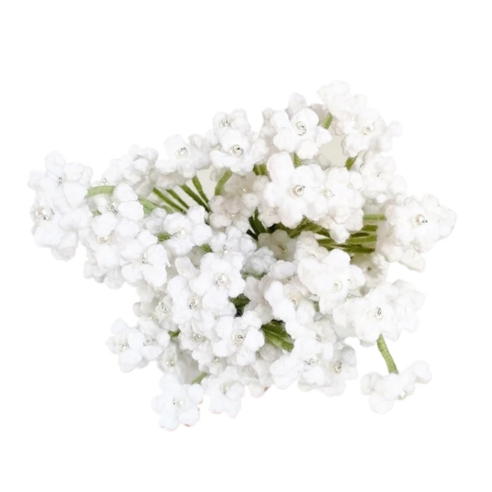 BTYQKZVPM，Flores de Ganchillo,Flores de Punto， 1PCS Bouquet Bridal Wedding Decoration Floral Home Table Decor(A)
