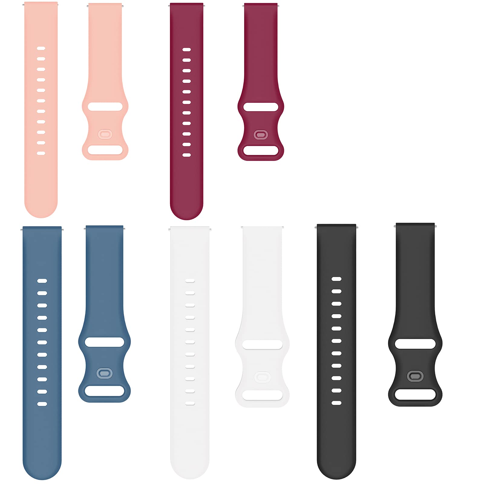 Lamshaw Compatible for 3Plus Vibe Plus Band New Soft Silicone Sport Replacement Straps 2021 Compatible for 3Plus Vibe