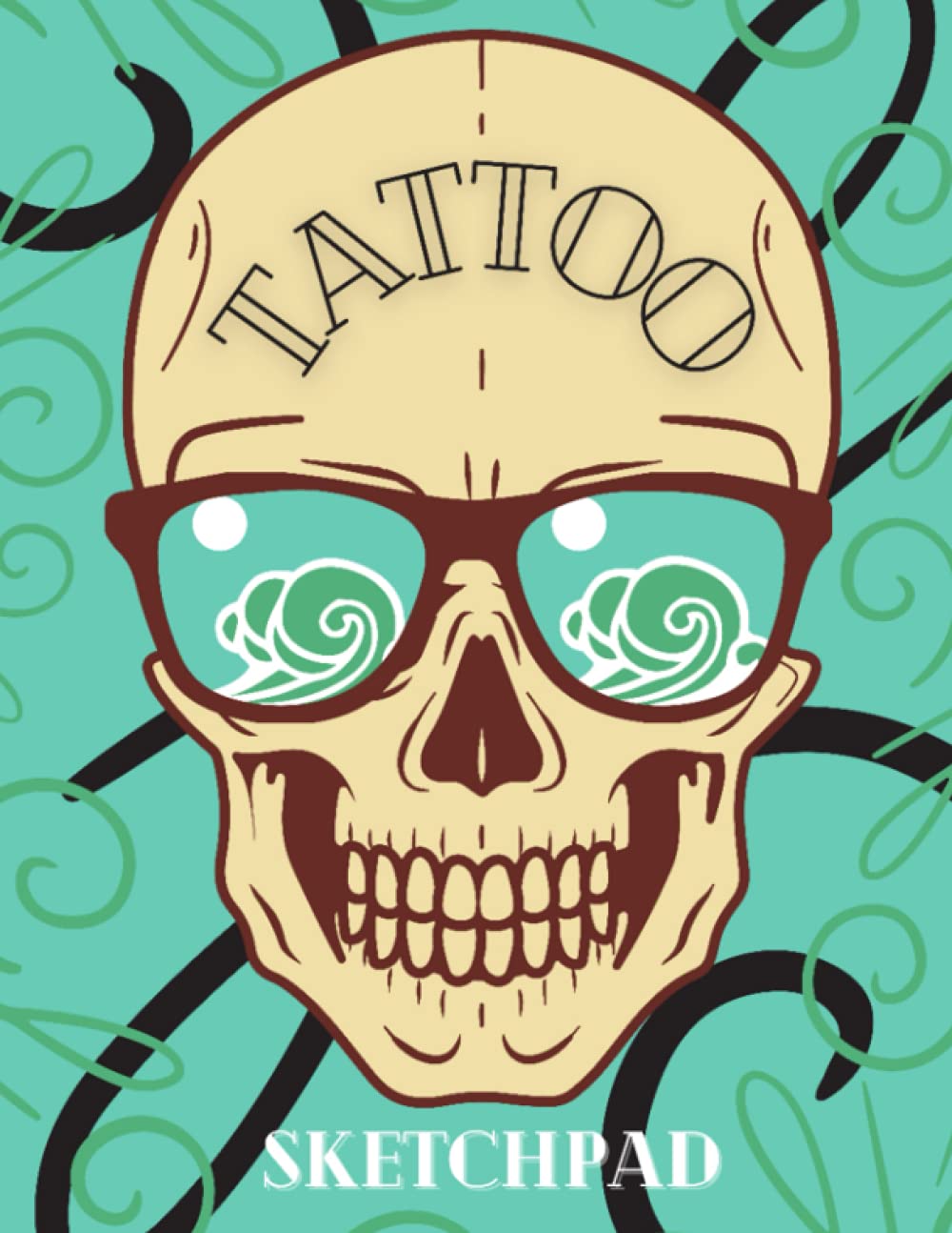 Tattoo Sketchpad: 100 pages, white paper for sketching or drawing