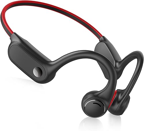 Miniatura 1 de HCMOBI Auriculares de conducción ósea, auriculares deportivos inalámbricos Bluetooth de oreja abierta actualizados 2023 con micrófono, 10 horas de