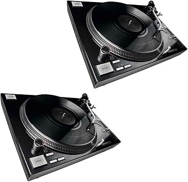 Reloop RP-7000 MK2 Upper Torque Turntable System, Black 2-Pieces