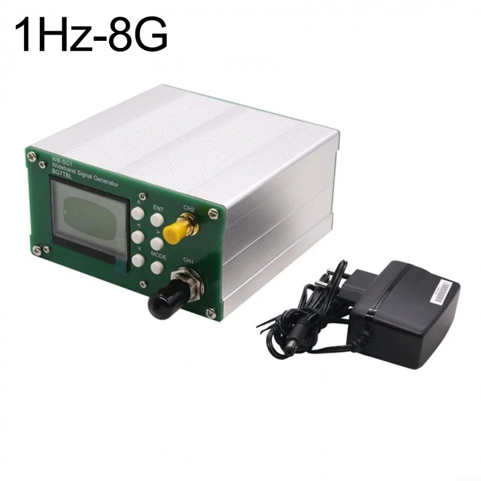 WB-SG1 Generatore di segnale RF 1Hz-15GHz con OCXO, tecnologia DDS, touch screen da 3,5 pollici, modulazione AM/FM/PM, alloggiamento in metallo per laboratorio (1Hz-8G)