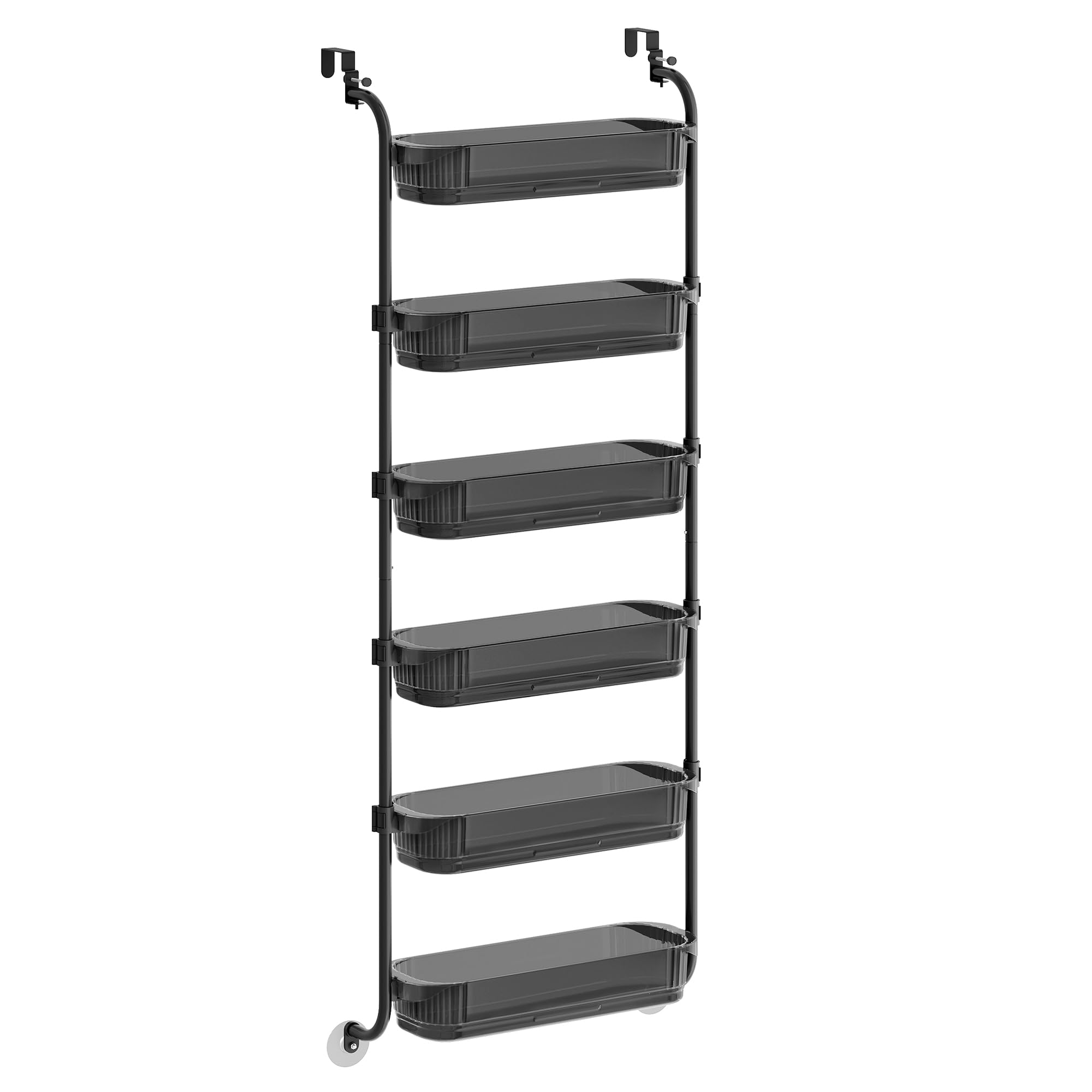 SONGMICS Over the Door Pantry Organizer Transparent Black