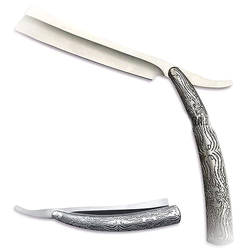 Sweeney Todd - Navaja de afeitar de 105 pulgadas de hoja recta para afeitar para acampar al aire libre profesional táctico élite BLDA-0410