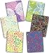 New Generation - Floral - 1 Subject 70 Sheets 8" x 10.5" wirebound Spiral Notebook, 6 PACK,COLLEGE Ruled, Heavy Duty covers,3 Hole Punch (6 PACK SPIRAL NOTEBOOK COLLEGE RULED)