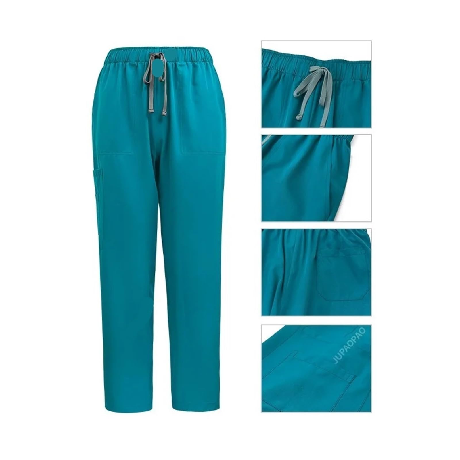 Divisa da Infermiera Uniformi Unisex for Infermiere con Scollo a V, Set da Lavoro for Donne, Uniforme da Lavoro for Medico e odontoiatria per Lavoro(42108-Brown,M)