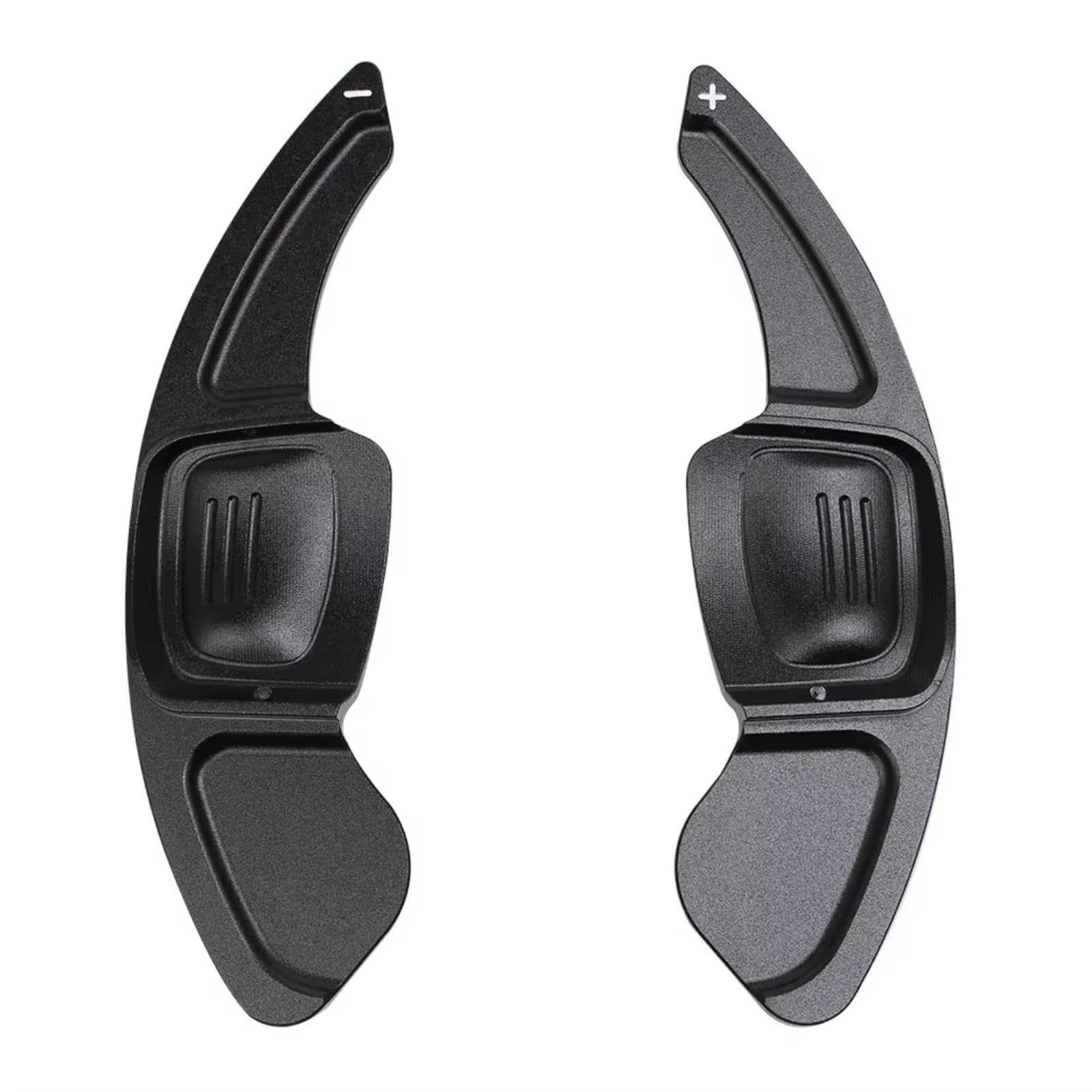 Ymnhbik Black Gear Shift Paddles Compatible With Vw For Atlas For Teramont For Tiguan For Allspace 2017 2018 2019 Car Steering Wheel Shift Paddle Extension Shifters(Black)