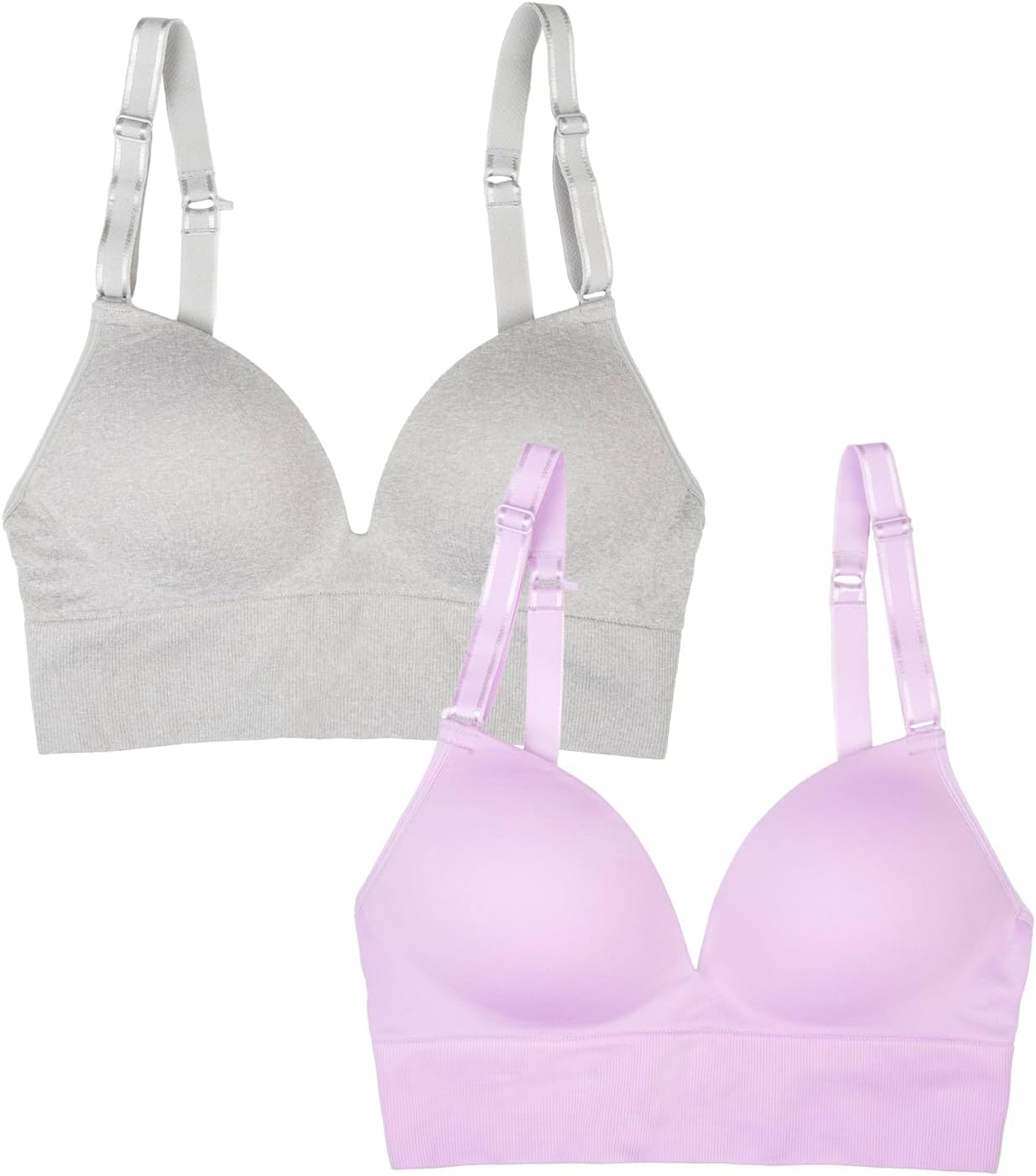 A Fresh Collection Confidence Boost Seamless Push Up Bra 2 Pack