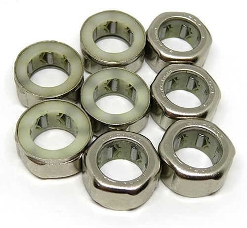 Miniatura 6 de EVURU EWC1010 EWC0809 EWC0608 EWC1012 EWC1209 EWC1008 EWC1007 EWC0812 HF Hexagona - Rodillo de aguja hexagonal unidireccional, 4 unidades (talla