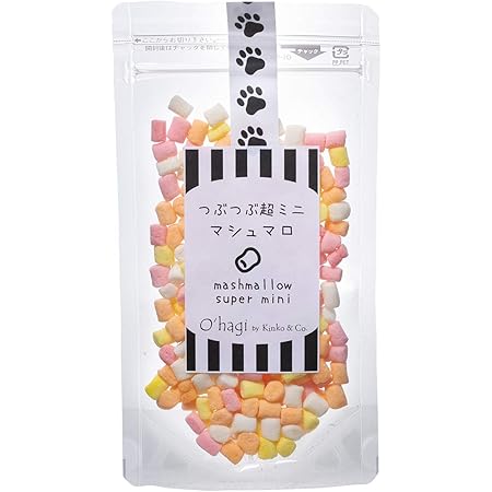 Amazon O Hagi 小動物たちのフード おやつ つぶつぶマシュマロ超ミニ O Hagi フード 通販