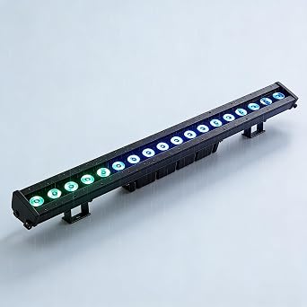 SHEHDS 18x10W Waterproof Wash Wall Light, RGBLAC 6-in-1 Stage DJ Light | IP65 Waterproof, DMX512, Strobe Effect, Aluminum Shell, for Outdoor Party, Disco, Live Show