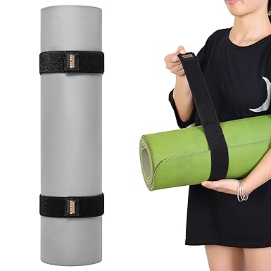ELENTURE Yoga Mat Strap Velcro for 1/4-Inch 1/3-Inch 2/5-Inch 1/2-Inch Extra Thick Exercise Yoga Mat (Mat Not Included)