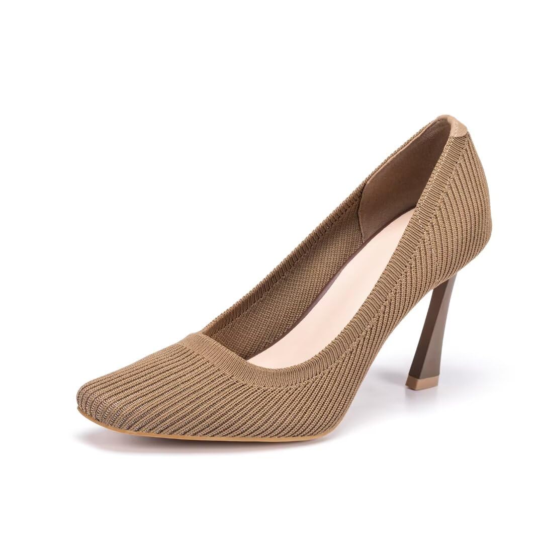 Frank Mully Damen Pumps mittlerer niedriger Absatz Fliegenge