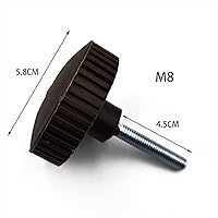 Vista 10 de M8 x 35mm Canopy Screws for Porch Swing, Replacement Adjustment Knobs to Attach Canopy Frame to Swing Frame(2PCS/CTN)