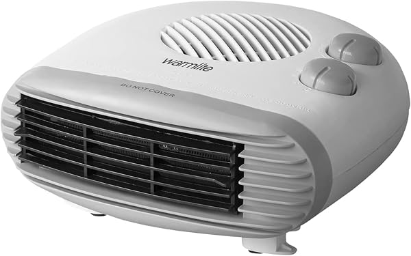 Warmlite Thermo Fan Heater with 2 Heat Settings and Overheat Protection, 2000W, White, WL44001 - 4