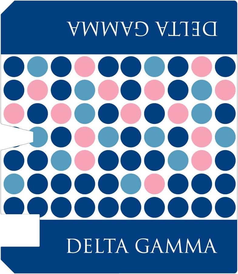 VictoryStore Outdoor Mailbox Cover - Delta Gamma, Design 2, Dots, Magnetic Mailbox Cover