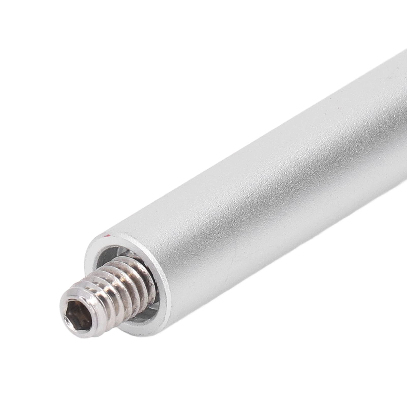 Jectse Bastón de Prisma de 4 Secciones Varilla Topografá de Aleación de Aluminio Con Rosca de 1/4 Pulg. Con Alta Estabilidad, Pies Puntiagudos, Burbuja