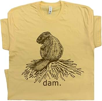 Beaver Dam T Shirt Funny Beaver Shirts for Men Women Guys Cool Beaver  Graphic Tee Retro Cute Beaver Tshirt Animal Pun, Yellow, X-Small :  Amazon.ca: Clothing, Shoes \u0026 Accessories