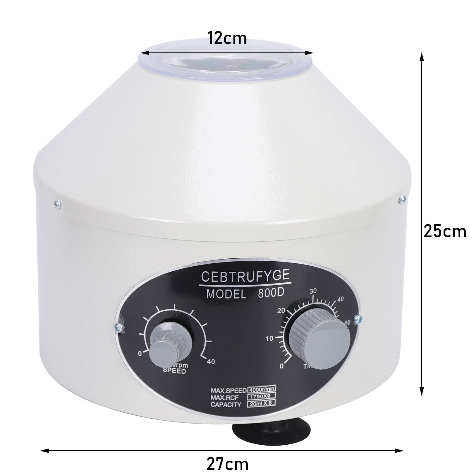 Elektrische Labor Zentrifuge Tischzentrifuge Laborzentrifuge Elektrische Centrifuge 800-1 4000 / min, medizinische Zentrifuge, 20ML×6 Angle Rotor