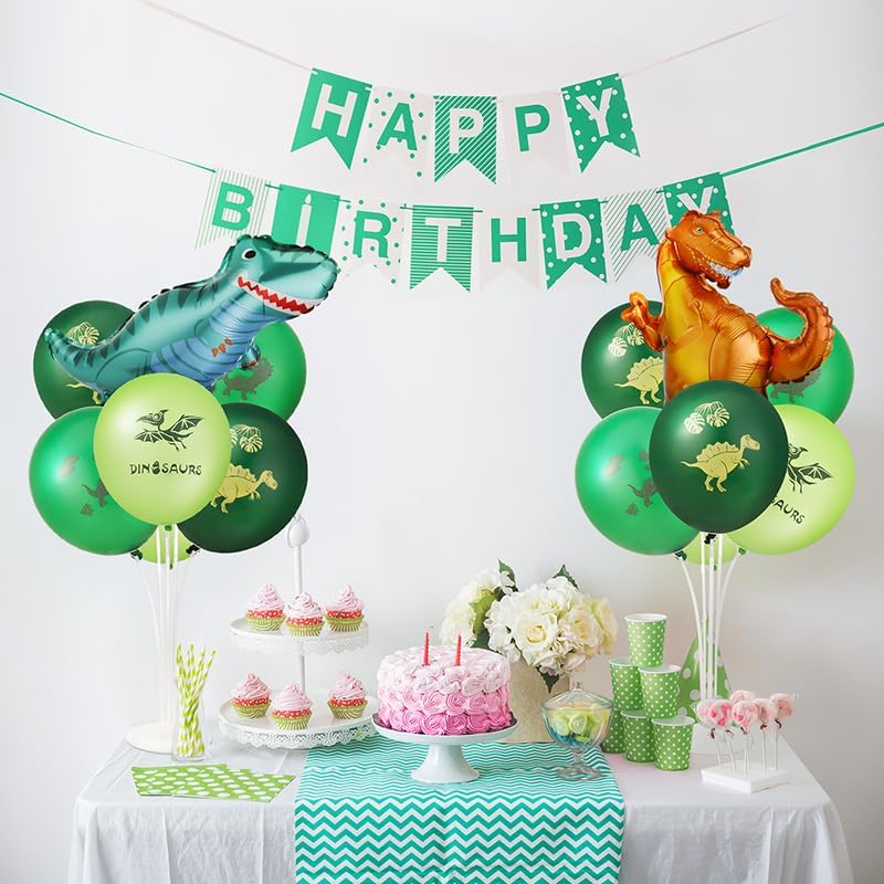 Dino Balloons, Dinosaur Balloons Stand Kit, Table Centerpiece image 4