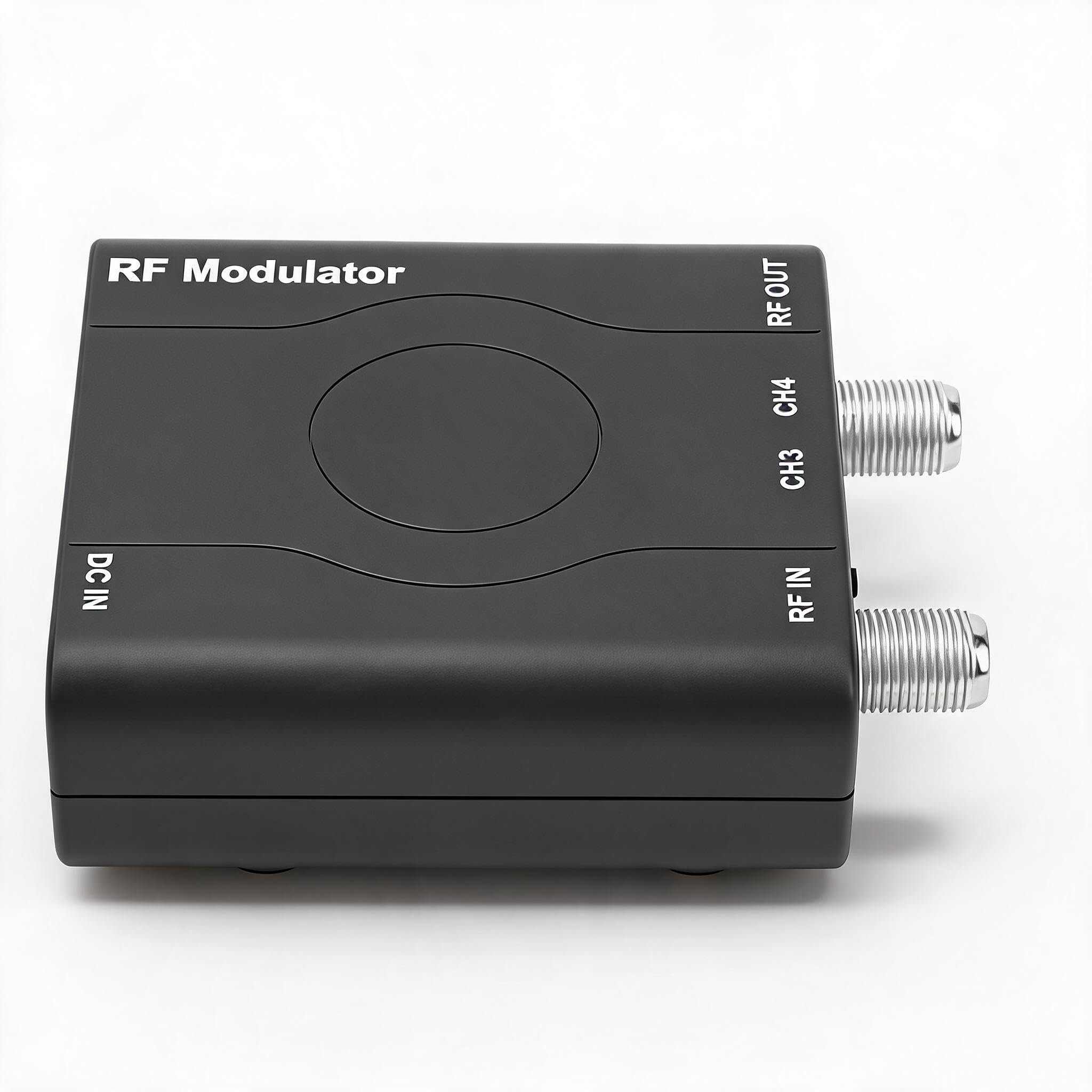 Adattatore modulatore RF HDM,Convertitore coassiale HDMI modulatore RF, Modulatore HDM61 HDMI a RF, Supporto uscita formato NTSC, controllo PLL 1080P del modulatore RF di frequenza operativa VHF