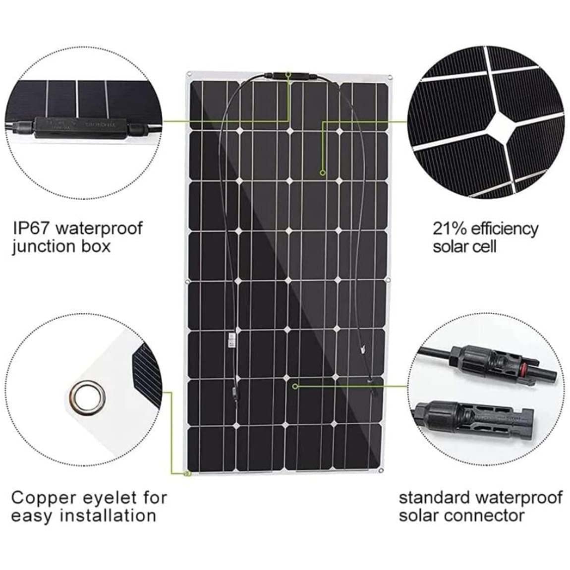 Amazon.co.jp: 太陽光発電ソーラーパネル、400W 600W 800W 1200W