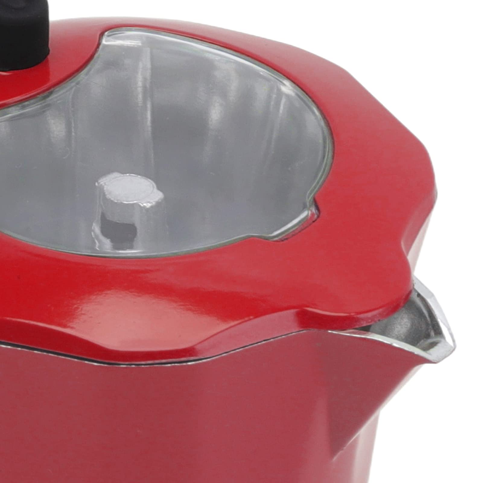 CHICIRIS Cafetera para Estufa, diseño de Bloque de Color Doble, fácil de Usar, Hermosa cafetera Moka confiable de Aluminio para Viajes