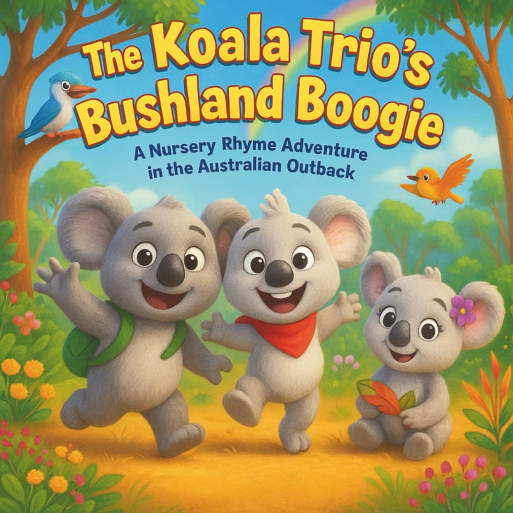 The Koala Trio’s Bushland Boogie: Children's Storybooks| A Nursery Rhyme Adventure in the Australian Outback| Adventure| Animals| Bears| For ages 3-7| 30 Pages| Size 8.5 x 8.5 (Childrens Books)