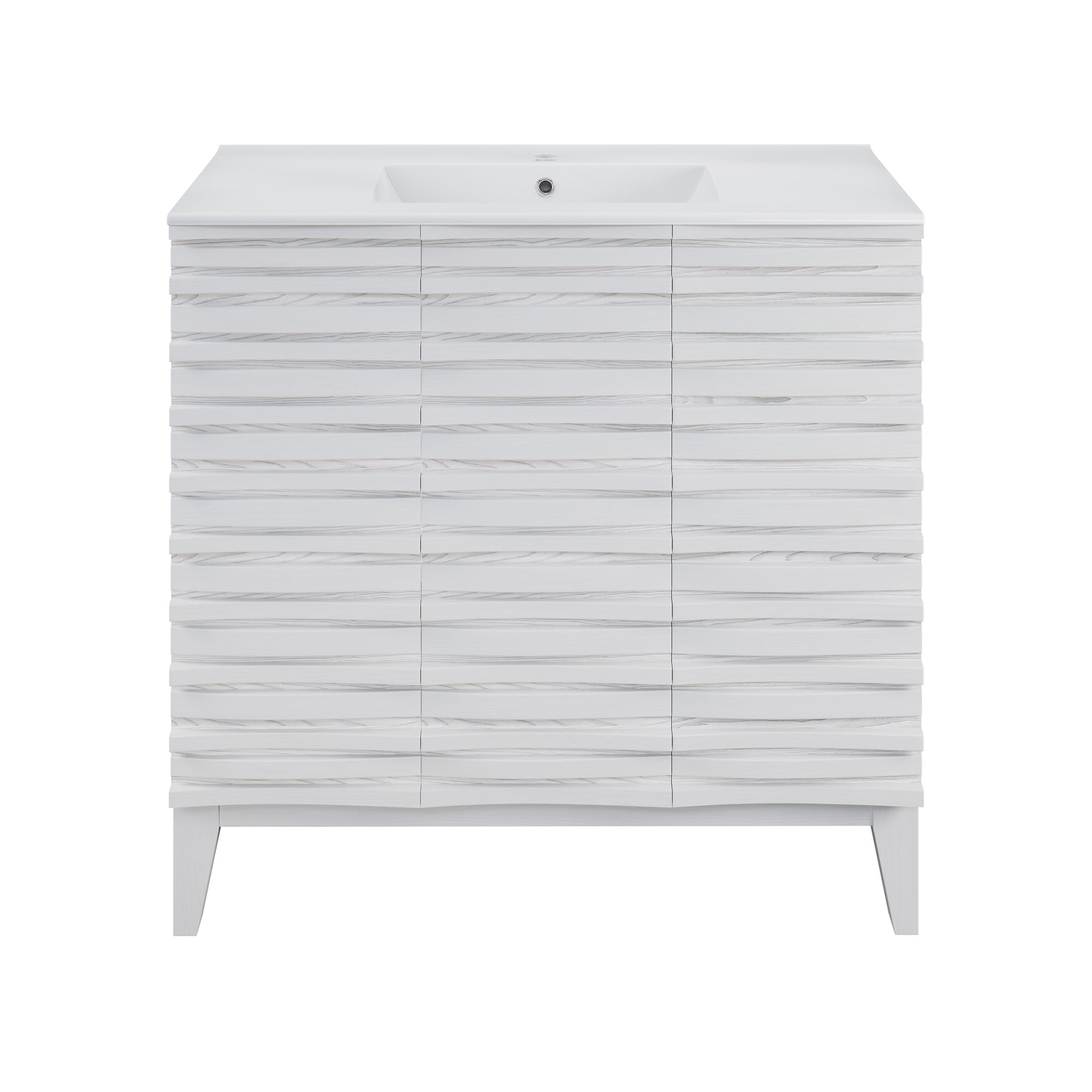 Swiss Madison Cascade 36'' Bathroom Vanity in White