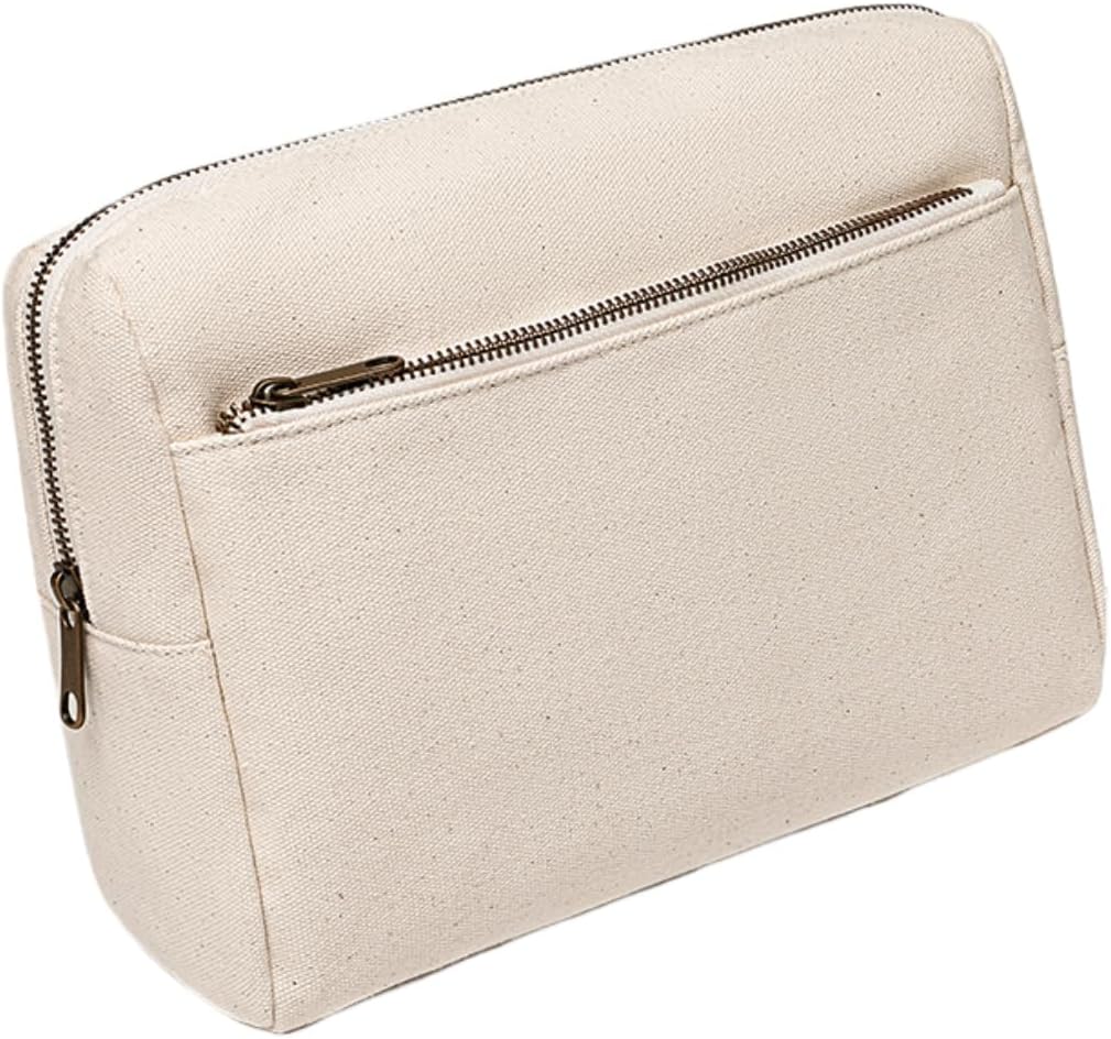 Cosmetic Bag with Multiple Compartments, Travel Toiletry Bag for Women, Portable Makeup Bag Organizer