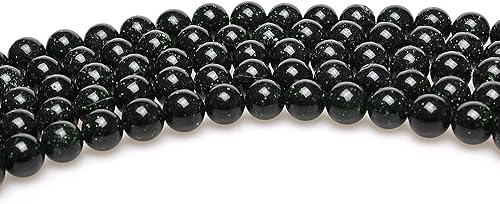 Miniatura 178 de MJDCB Natural Multicolor Volcanic Lava Stone Round Loose Stone Beads DIY for Jewelry Bracelet Making 15" (6mm, White)
