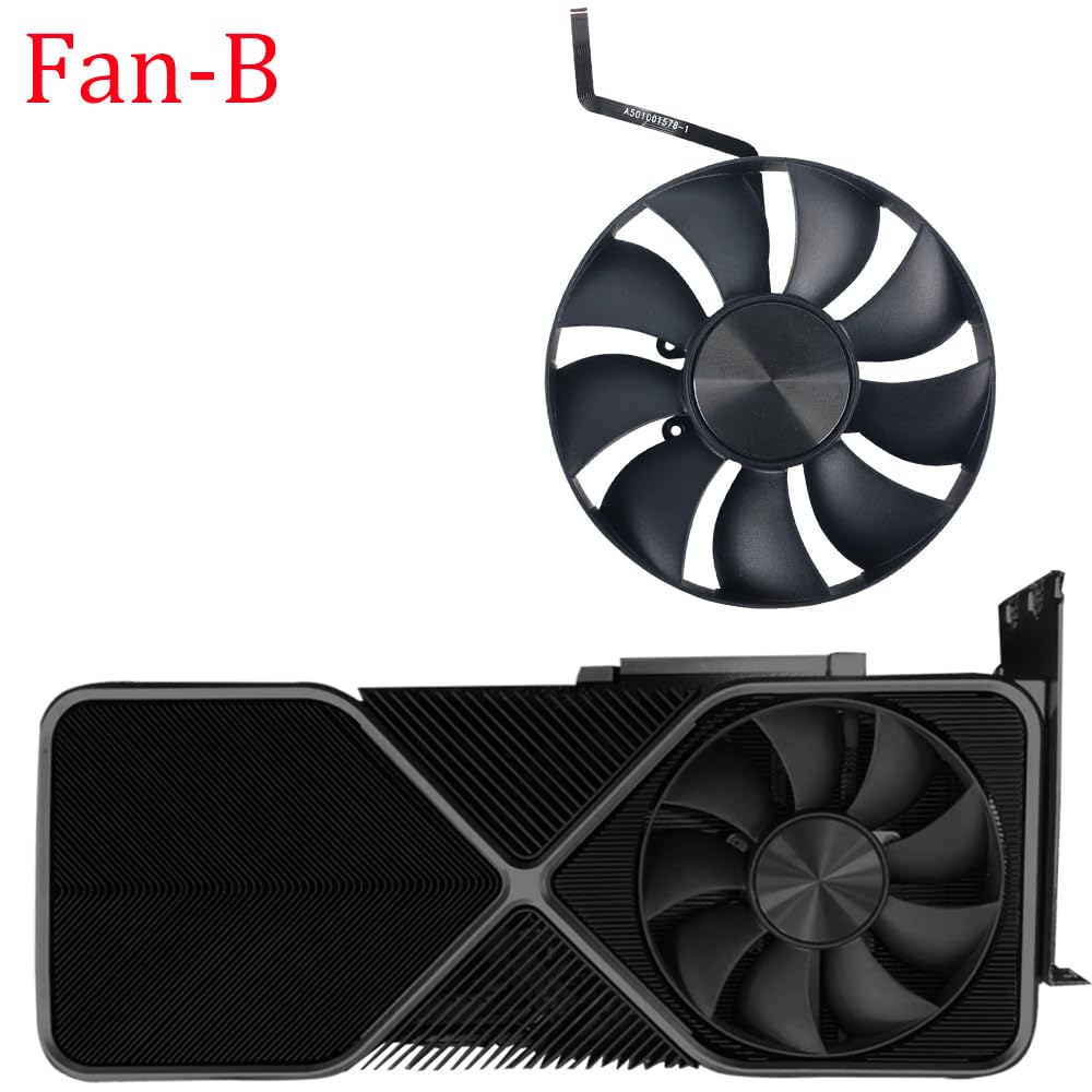 110mm Cooling Fan Replacement for Nvidia RTX 3090 FE 3090FE 3090Ti Founders Edition Graphics Card Fan (Fan-AB)
